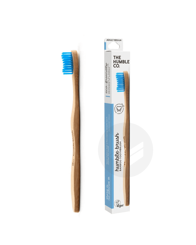 Brosse Humble Brush Bamboo Bleu