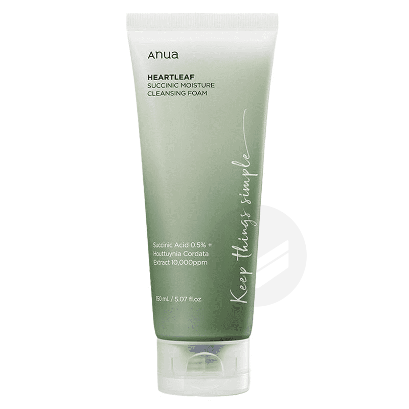 Heartleaf Succinic Moisture Cleansing Foam 150ml