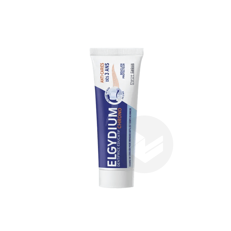 Elgydium Chrono Dentifrice Éducatif Dès 3 ans 50ml