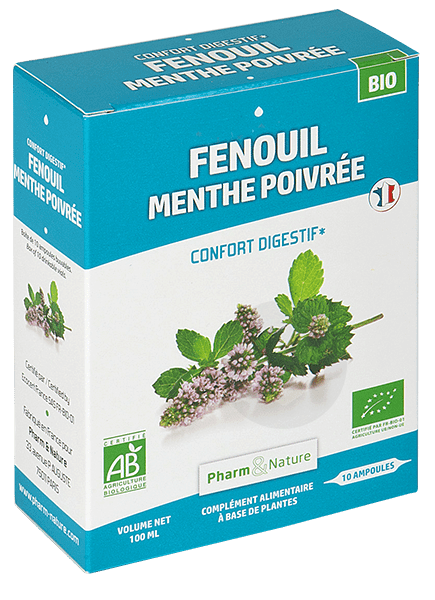 Fenouil Menthe poivrée 10 ampoules