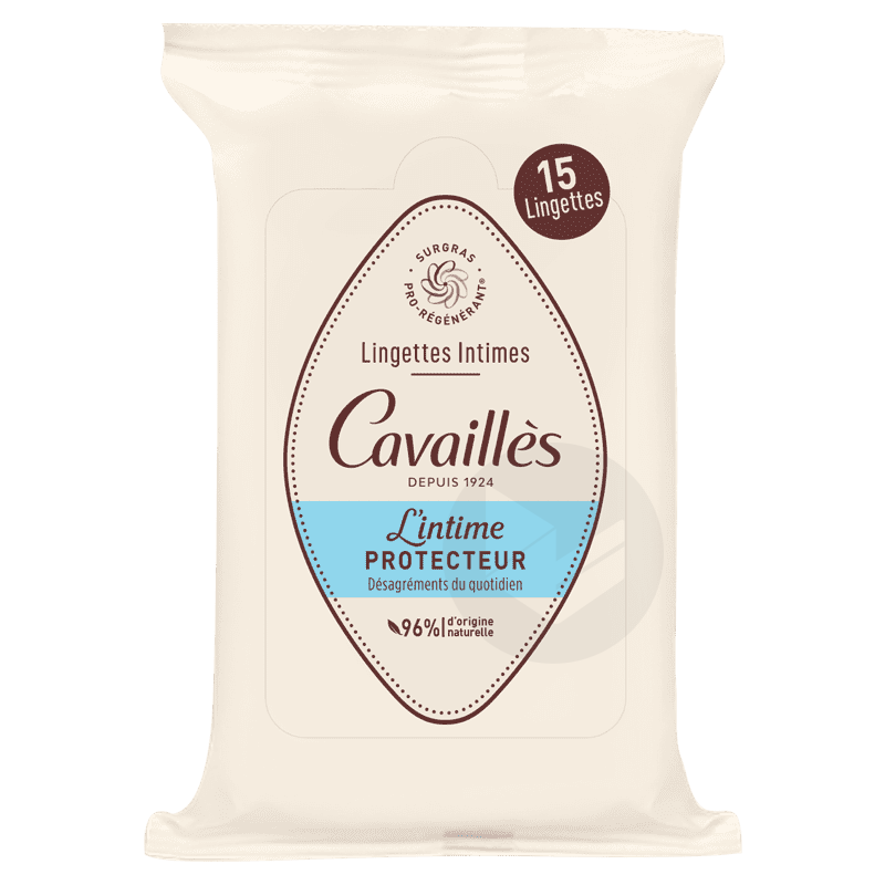 Lingettes Intimes avec Protecteur x15