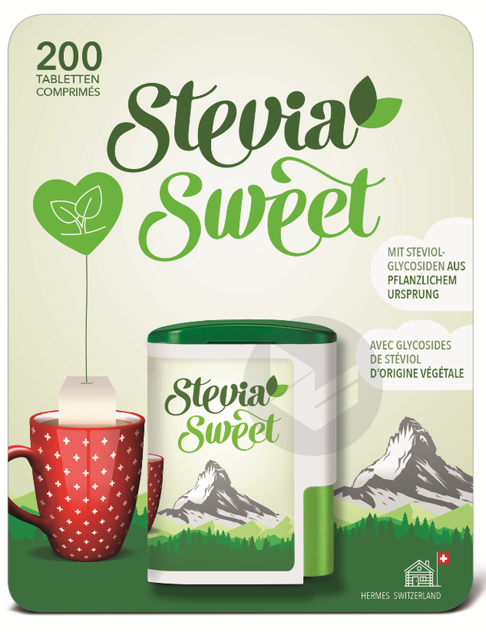 Hermes - Stevia Sweet - Boite De 200 Comprimés