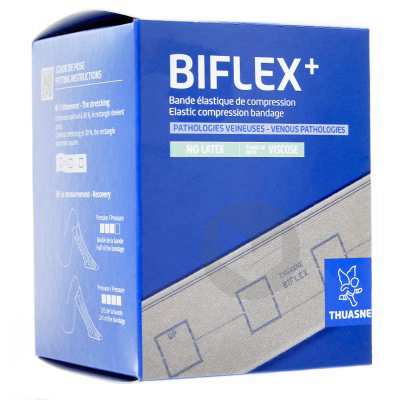 BIFLEX ETALONNEE Bde contention forte beige 10cmx3,5m
