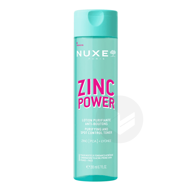 ZINC POWER Lotion Purifiante Anti-Boutons 200ml