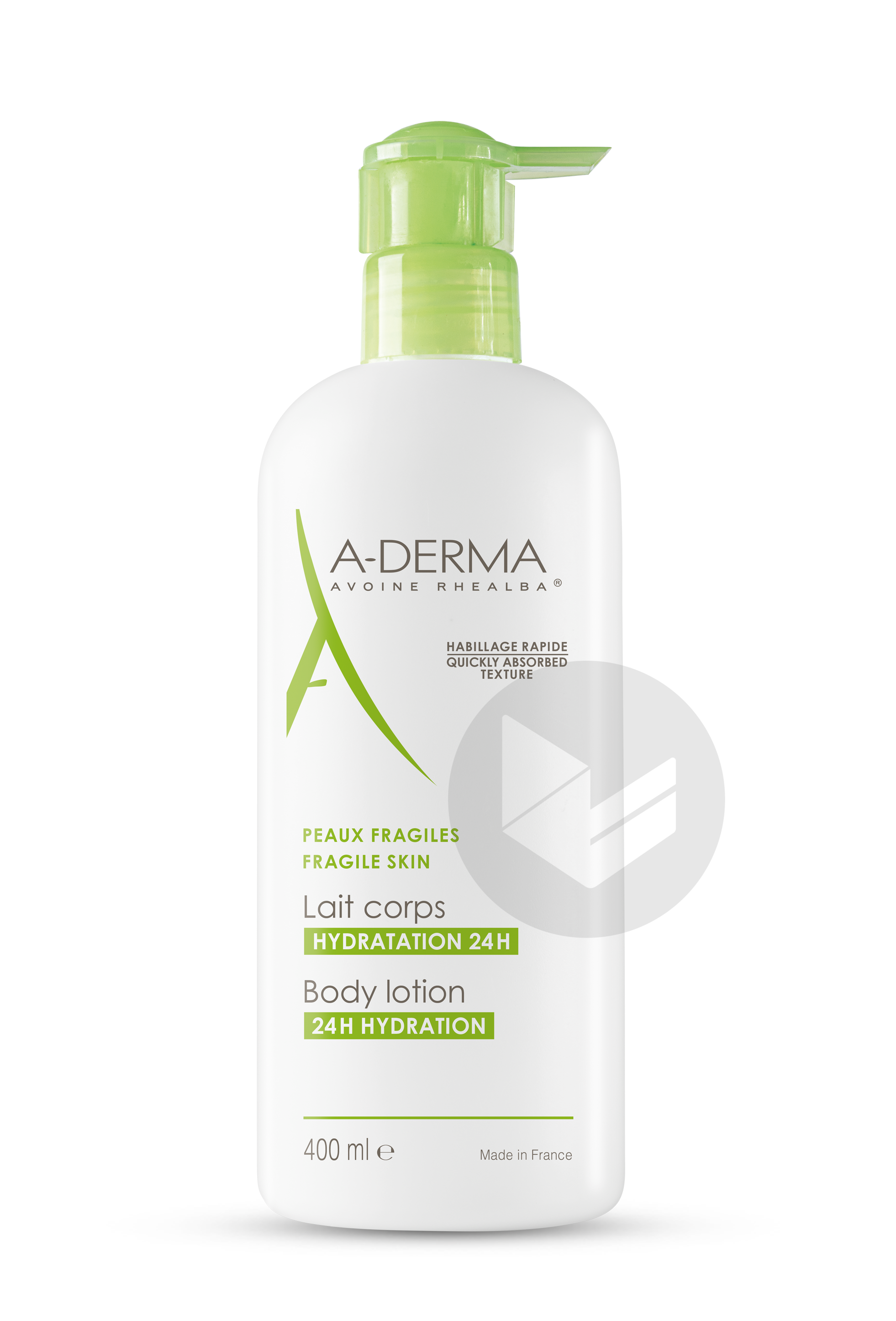 A-DERMA LES INDISPENSABLES Lait corps hydratation 24h - 400ml