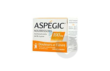 ASPEGIC 100 mg Poudre pour solution buvable en sachet-dose nourrisson (Boîte de 20)