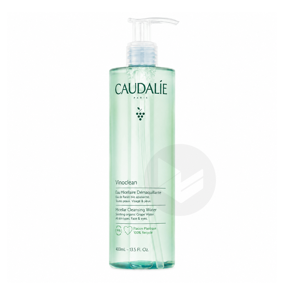 Vinoclean Eau de Raisin Micellaire Démaquillante 400ml