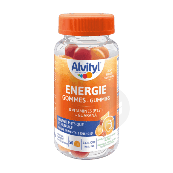 Énergie 8 Vitamines & Guarana x50