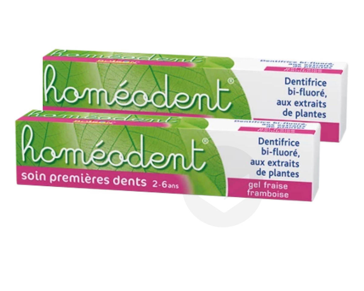 Homéodent soins 1ères dents 2x50ml