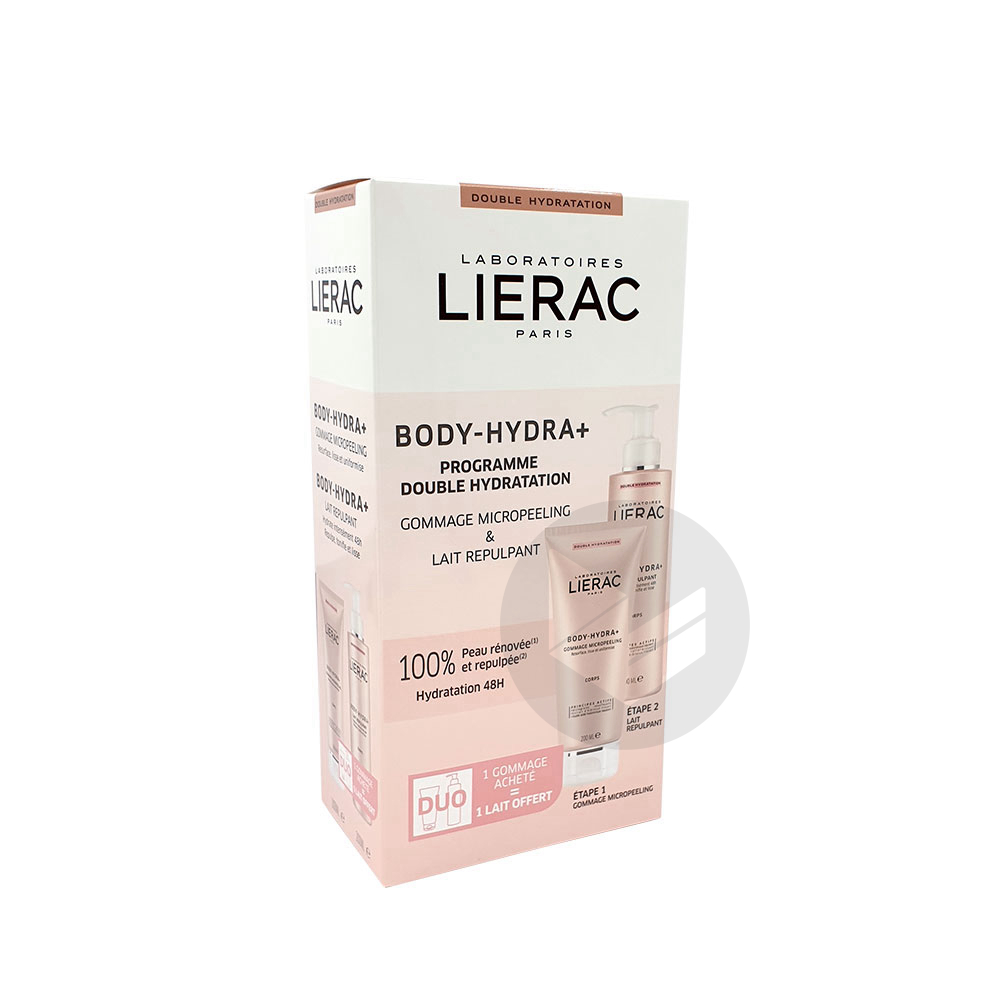 DUO BODY HYDRA+ : Gommage + Lait