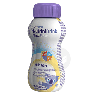 NutriniDrink Multi Fibre Vanille 4x200ml