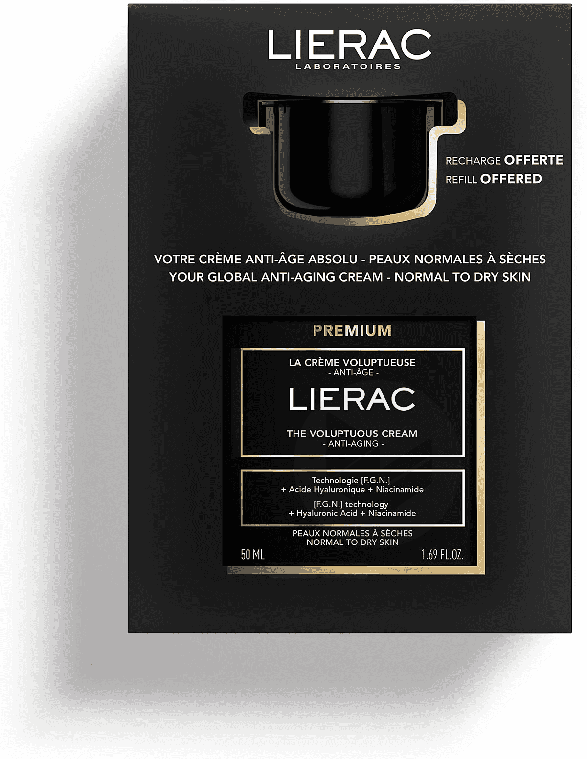 Premium Coffret Crème Voluptueuse 50ml + Recharge 50ml