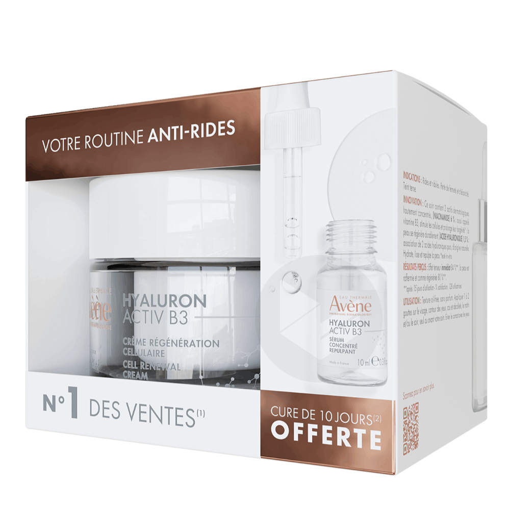 Crème Jour Régénération Cellulaire 50ml + Sérum Concentré Repulpant 10ml