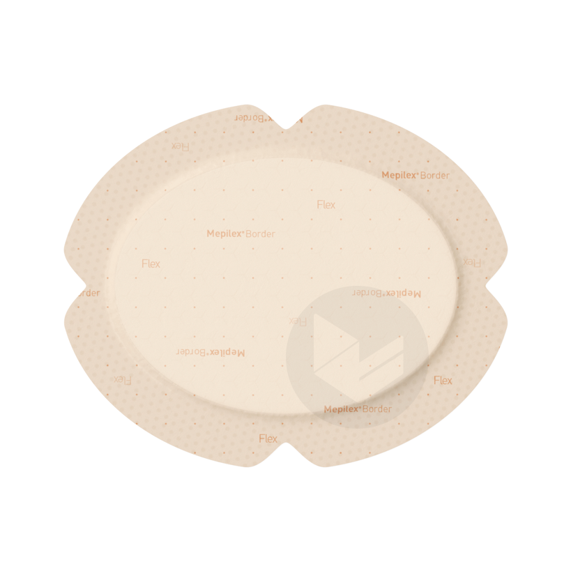 MEPILEX BORDER Flex Oval 10,8x14cm 16 unités