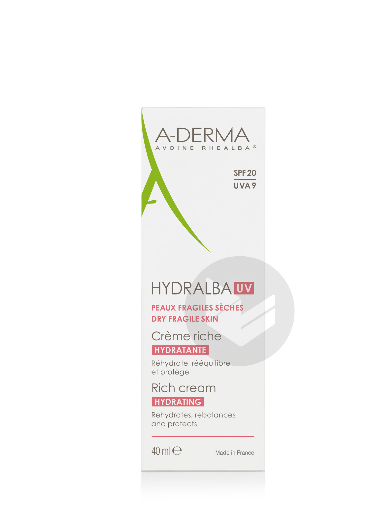 Crème hydratante UV riche 40ml