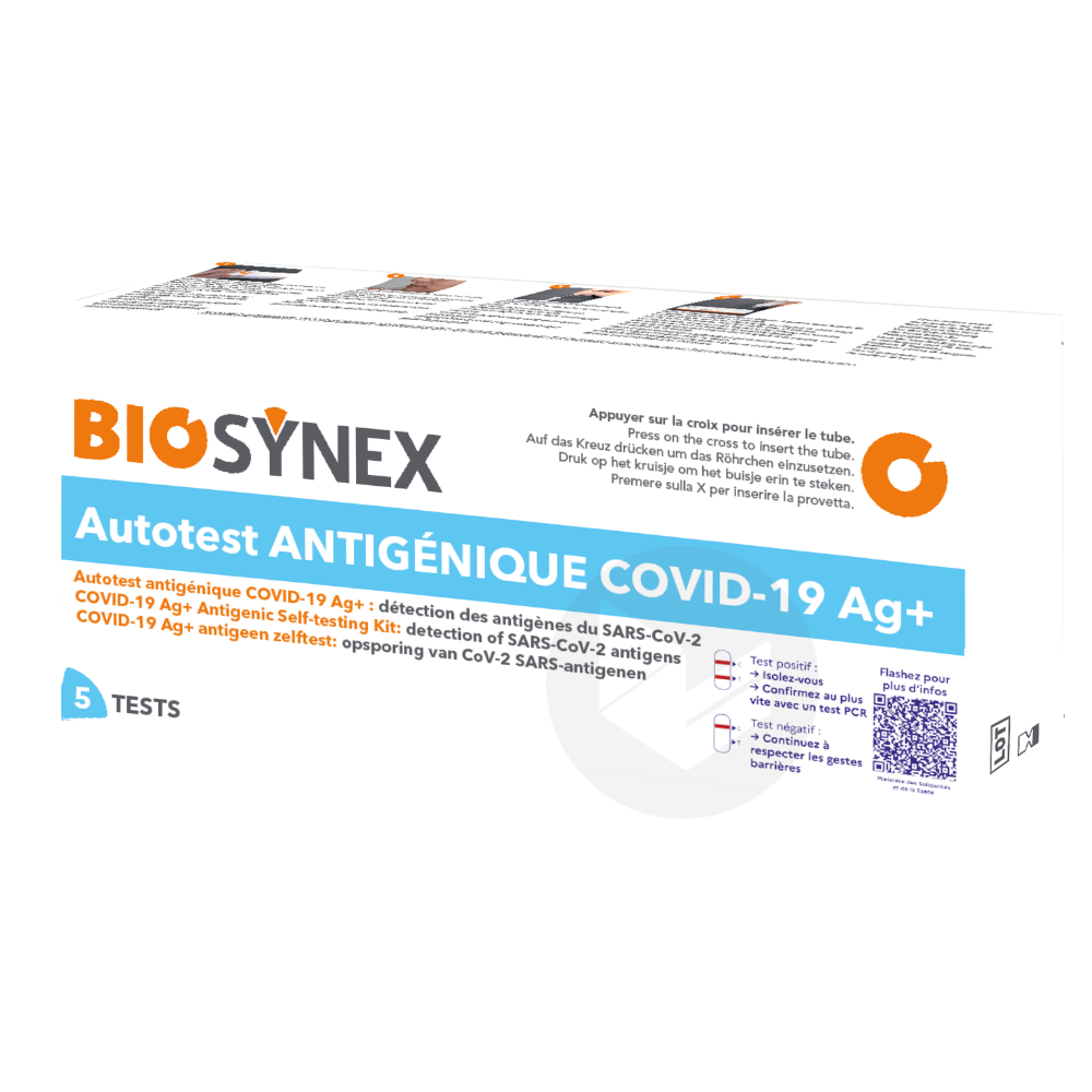 Auto-Test Antigénique COVID-19 x5