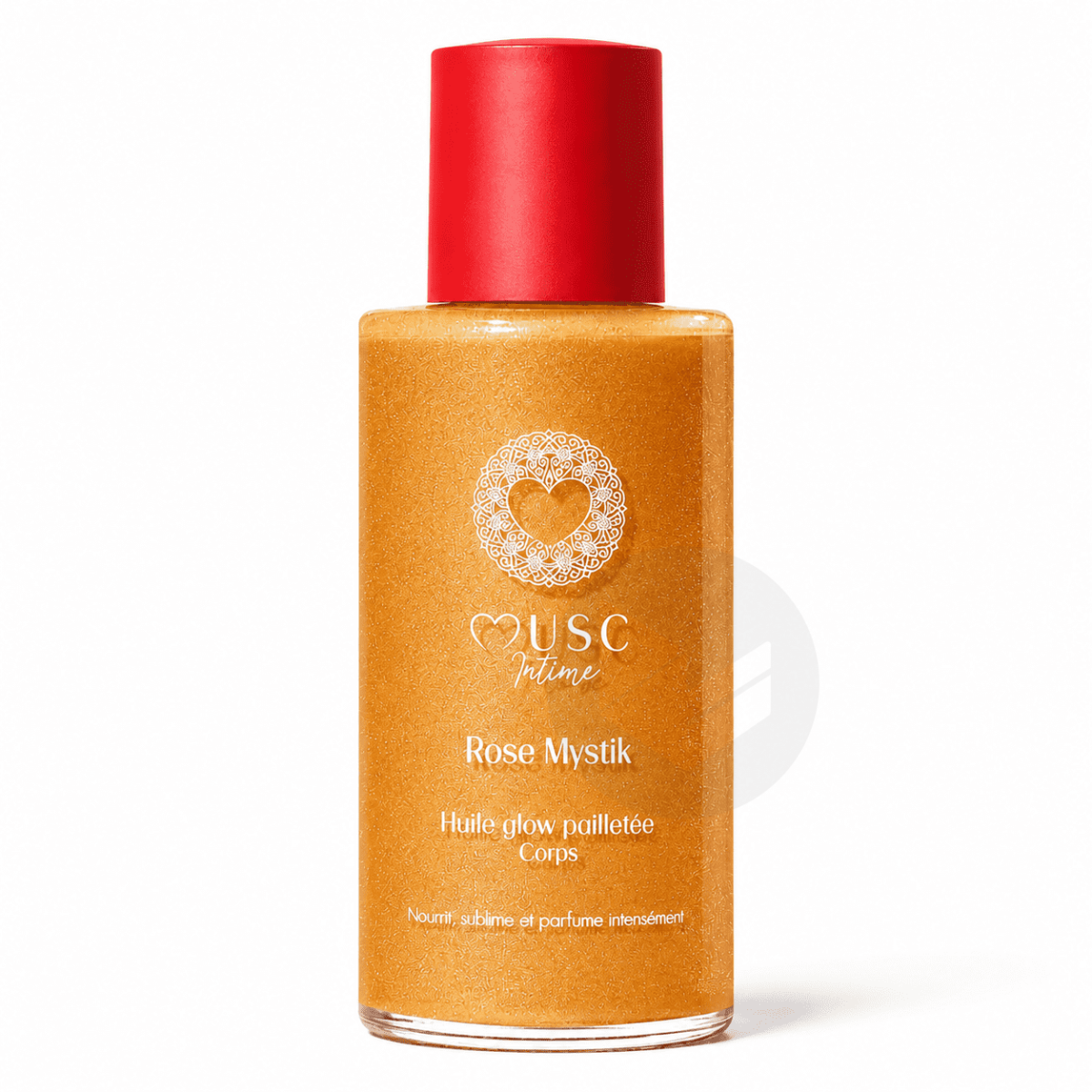 Huile Glow Pailletée Corps Rose Mystik 100ml