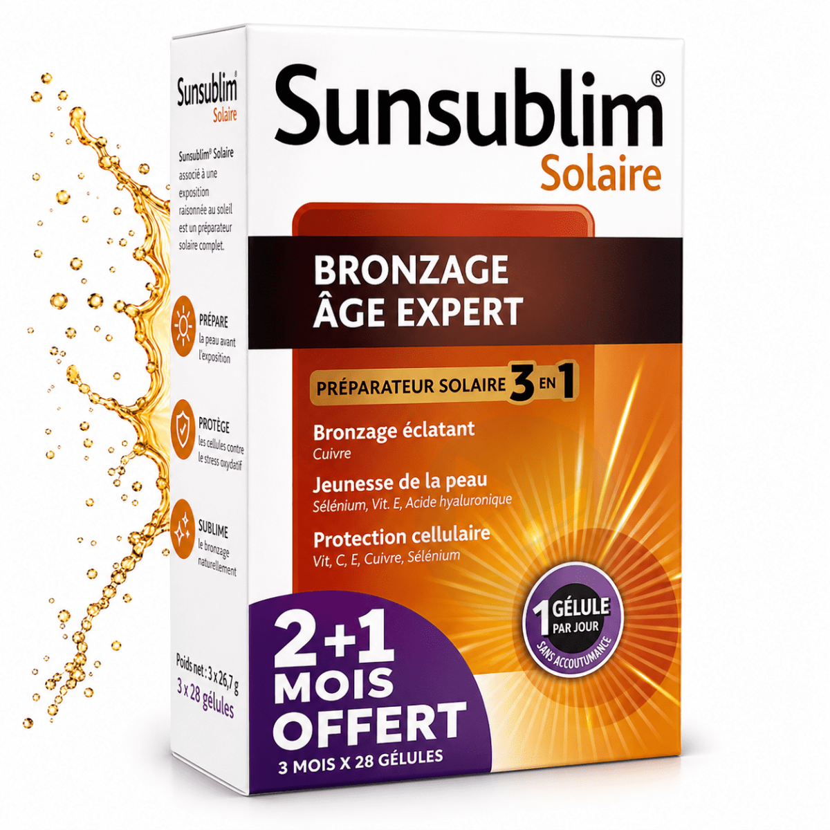 Sunsublim Bronzage Age Expert 3x28 capsules