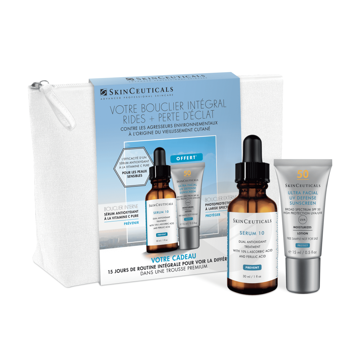Trousse Bouclier Intégral Rides + Perte d'éclat Serum 10 30ml