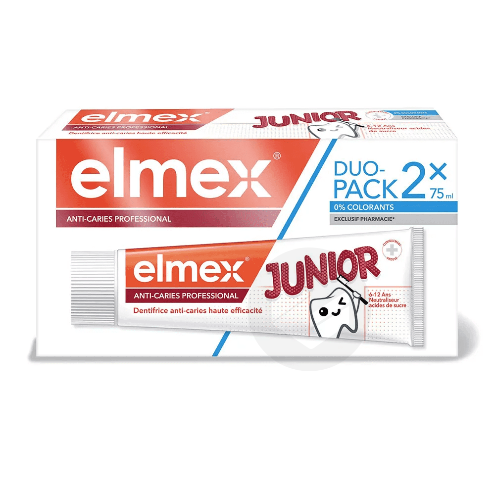 Dentifrice elmex® Junior 2x75ml