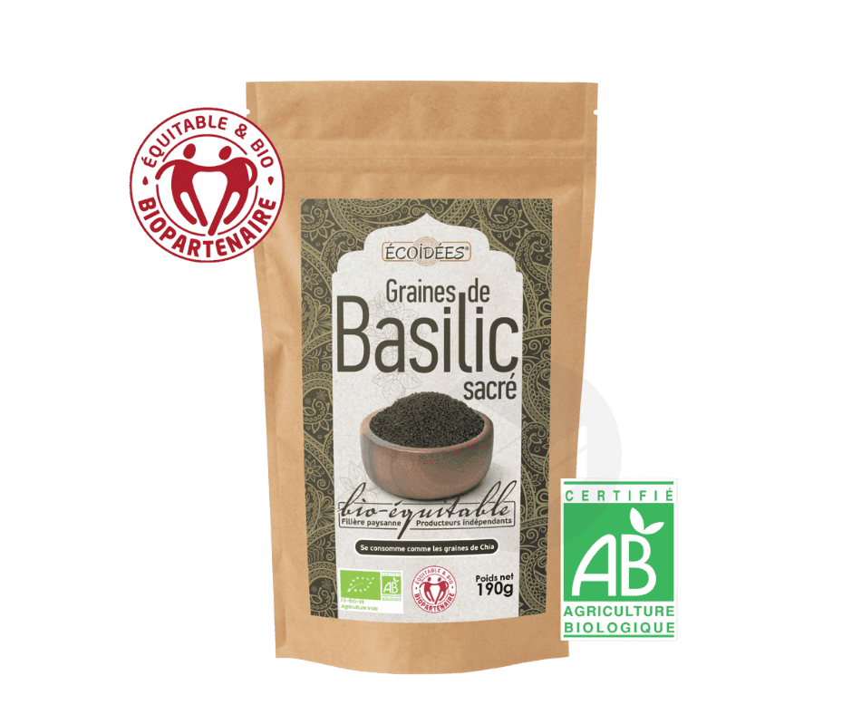 Graines de Basilic Sacré BIO & EQUITABLE 190g