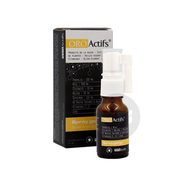 OROActifs Spray Maux de Gorge naturel 15ml
