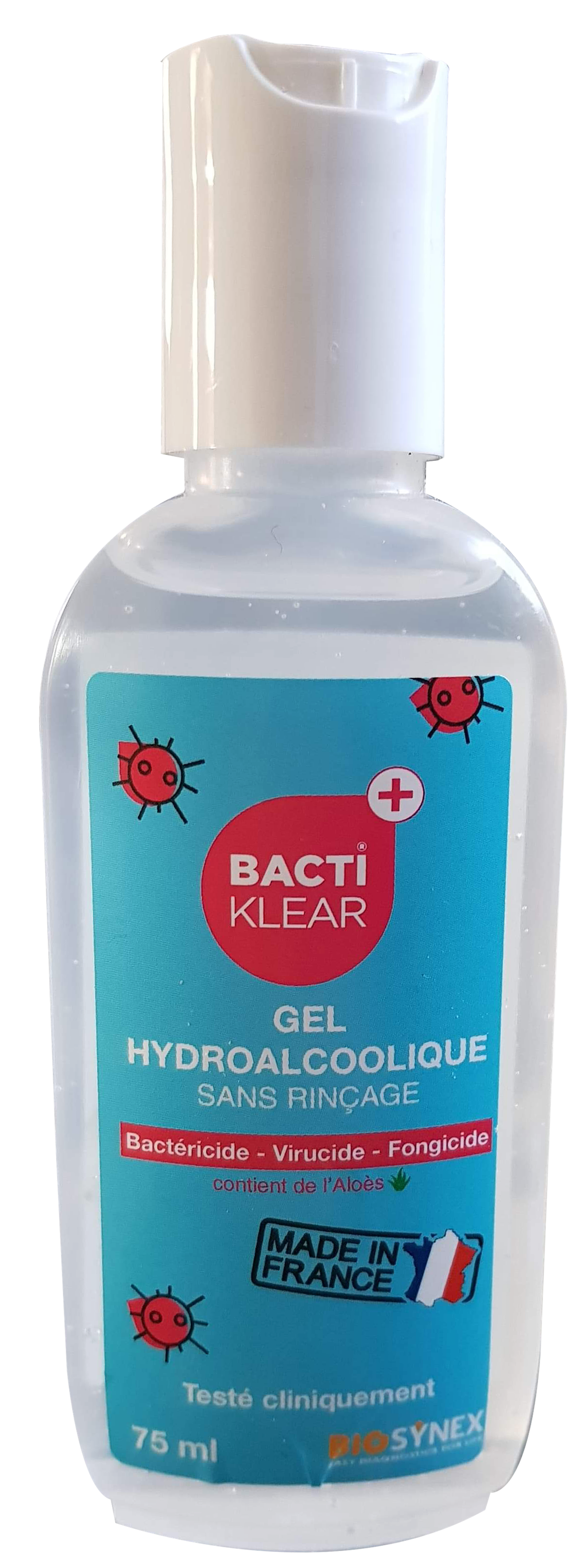 Bactiklear Gel Hydroalcoolique 75ml