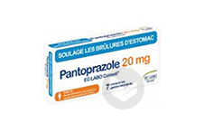 PANTOPRAZOLE EG LABO CONSEIL 20 mg Comprimé gastro-résistant (Plaquette de 7)