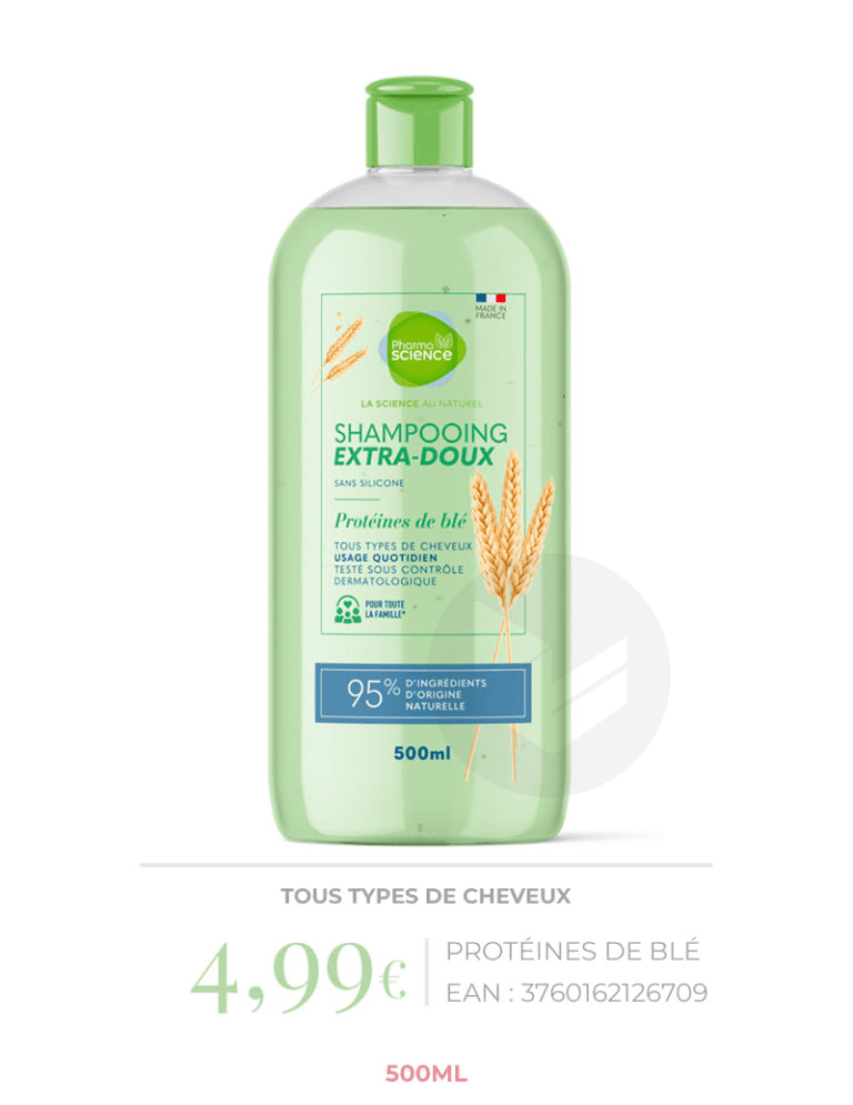 SHAMPOOING EXTRA-DOUX 500ml