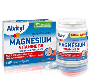 Alvityl Magnésium Vitamine B6 120 comprimés