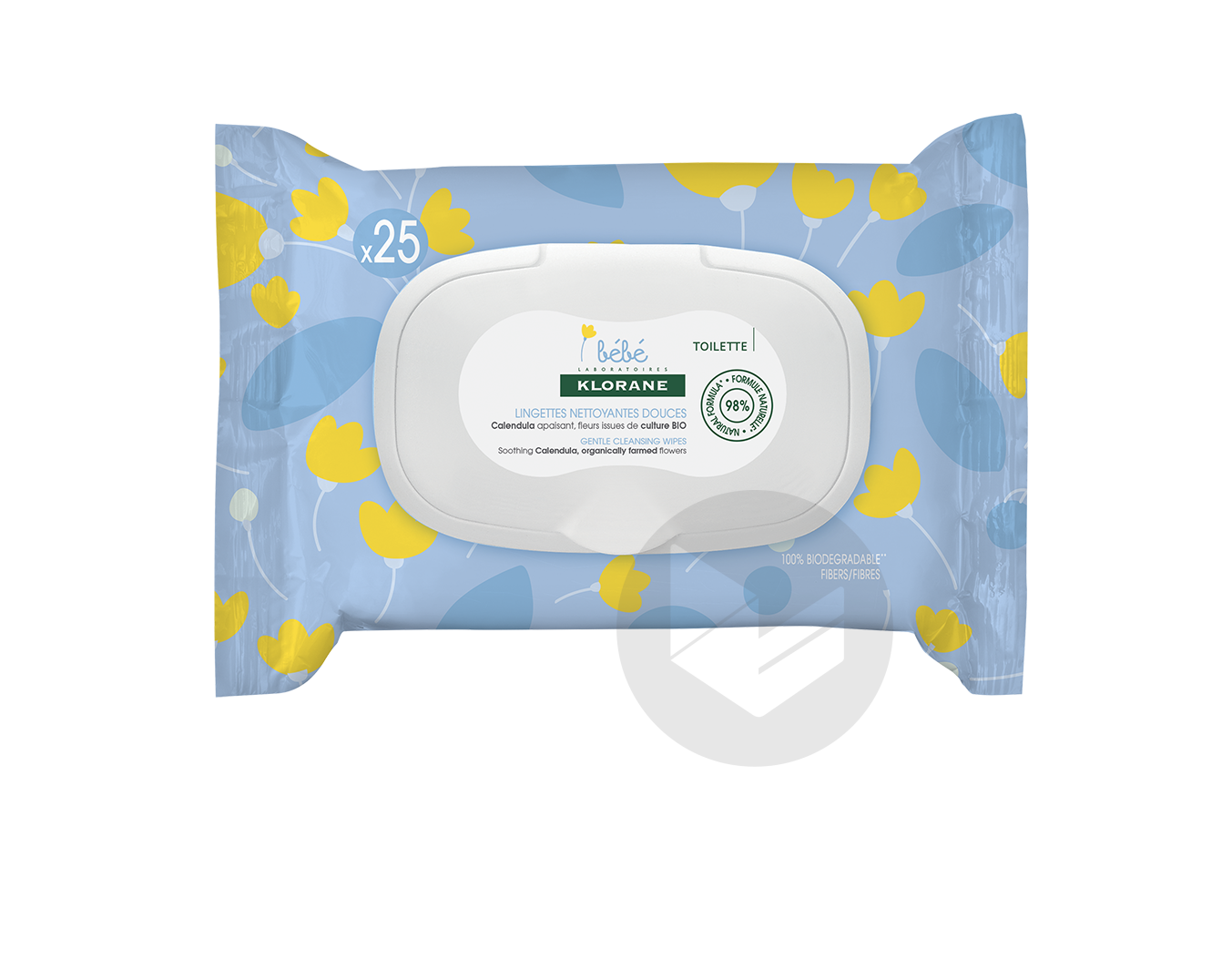 Lingettes nettoyantes épaisses 25 unités