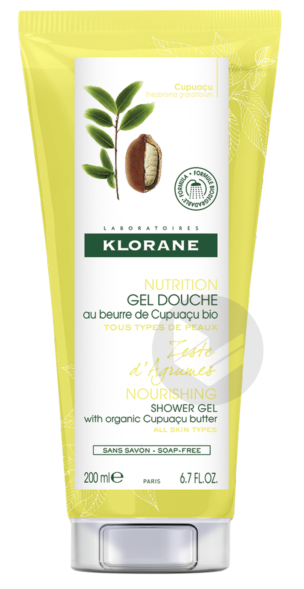 Gel douche Zestes d'agrumes 200 ml