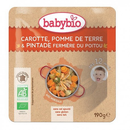 BABYBIO Poche Carotte Pomme de terre Pintade