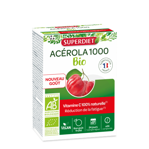 Acérola 1000 Bio 24 comprimés