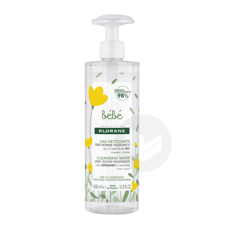 Eau nettoyante bébé 400ml