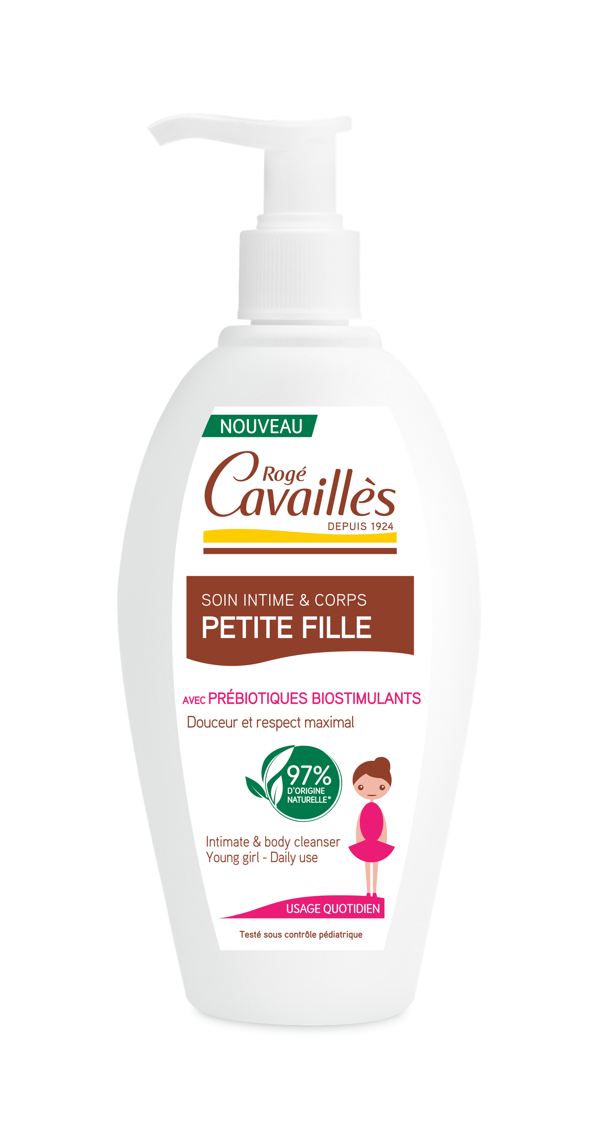 Soin intime & corps Naturel pour Petite fille 250ml