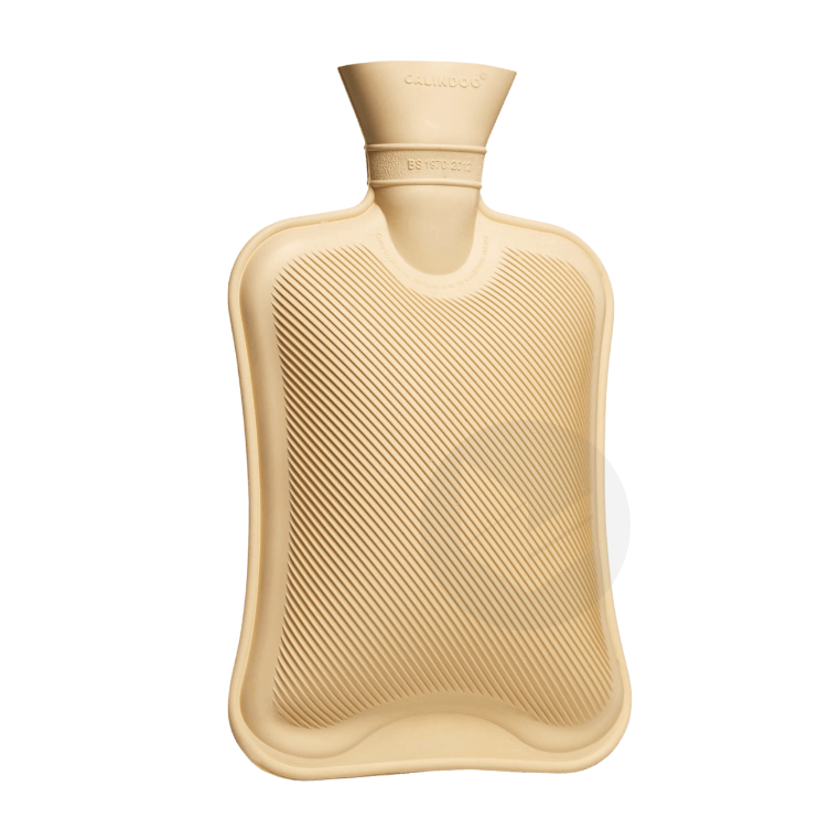 Bouillotte caoutchouc beige 2l
