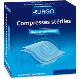URGO Compr stérile 7,5x7,5cm 50Sach/2
