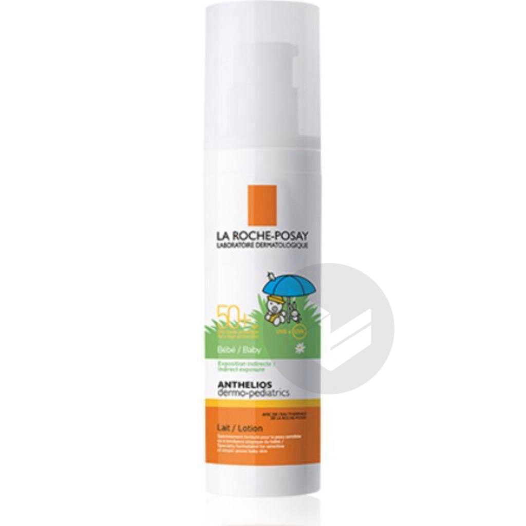 Anthelios Crème Solaire en Lait Bébé Dermo-Pediatrics SPF50+ Sans Parfum 50ml