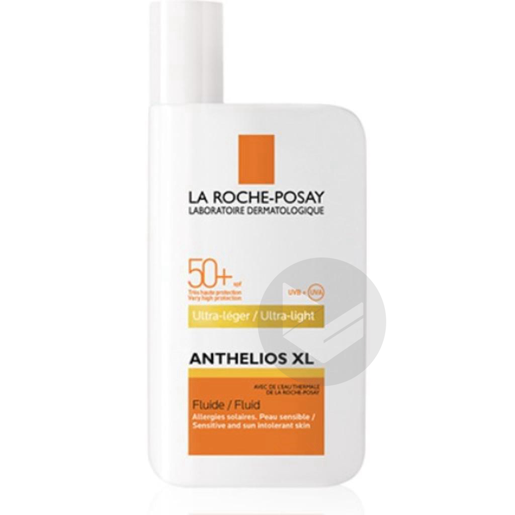 Anthelios Crème Solaire Texture Fluide Ultra-Léger Avec Parfum SPF50+ 50ml