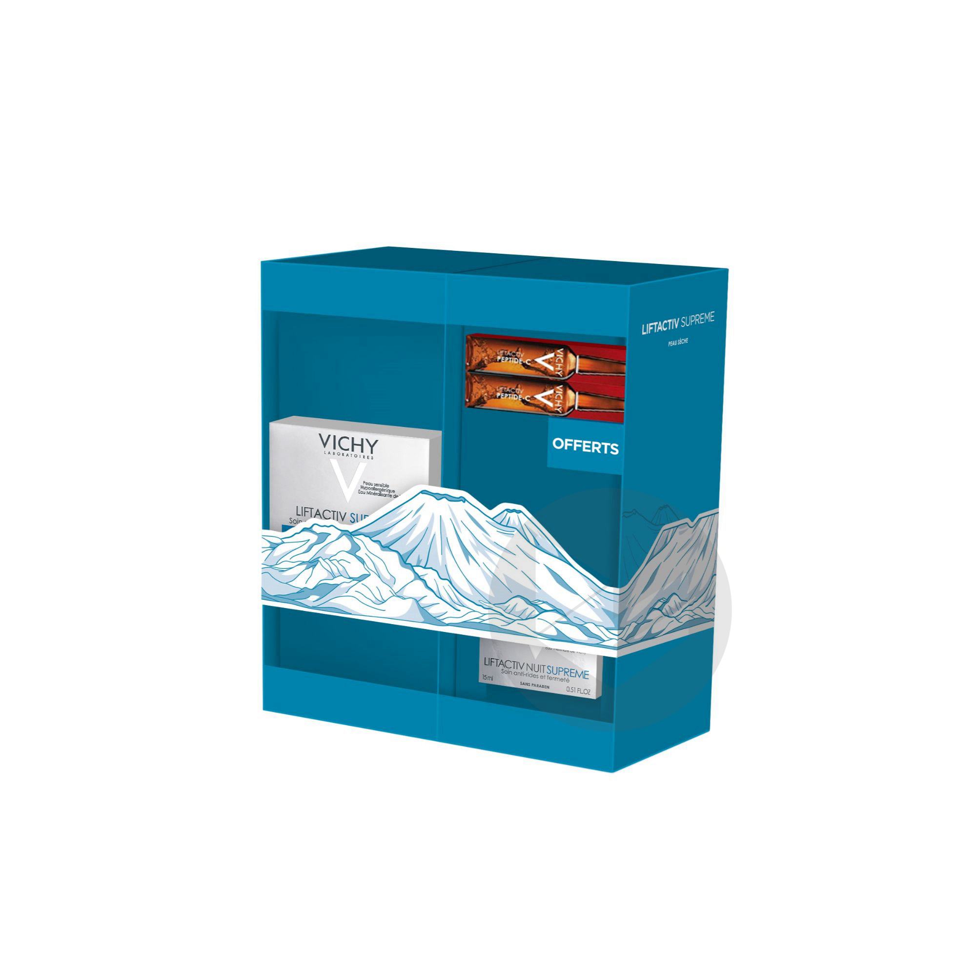 Coffret Anti-rides LIFTACTIV Supreme Peaux Sèches 50ml
