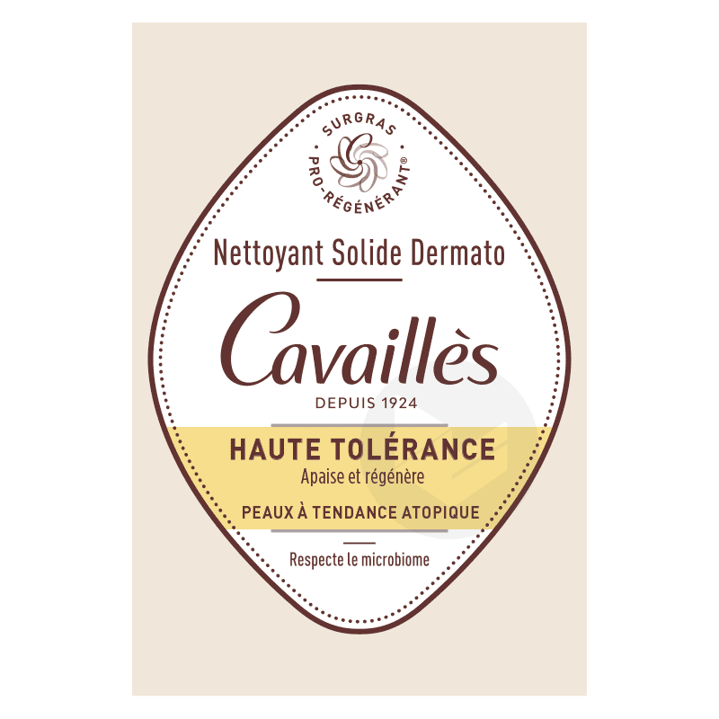 NETTOYANT SOLIDE Dermato HAUTE TOLÉRANCE 100g