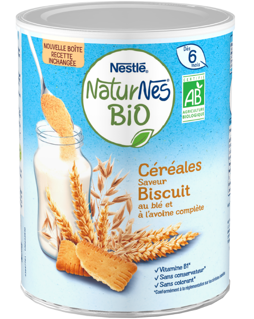 Naturnes Céréales Bio Céréales Biscuitées 240g