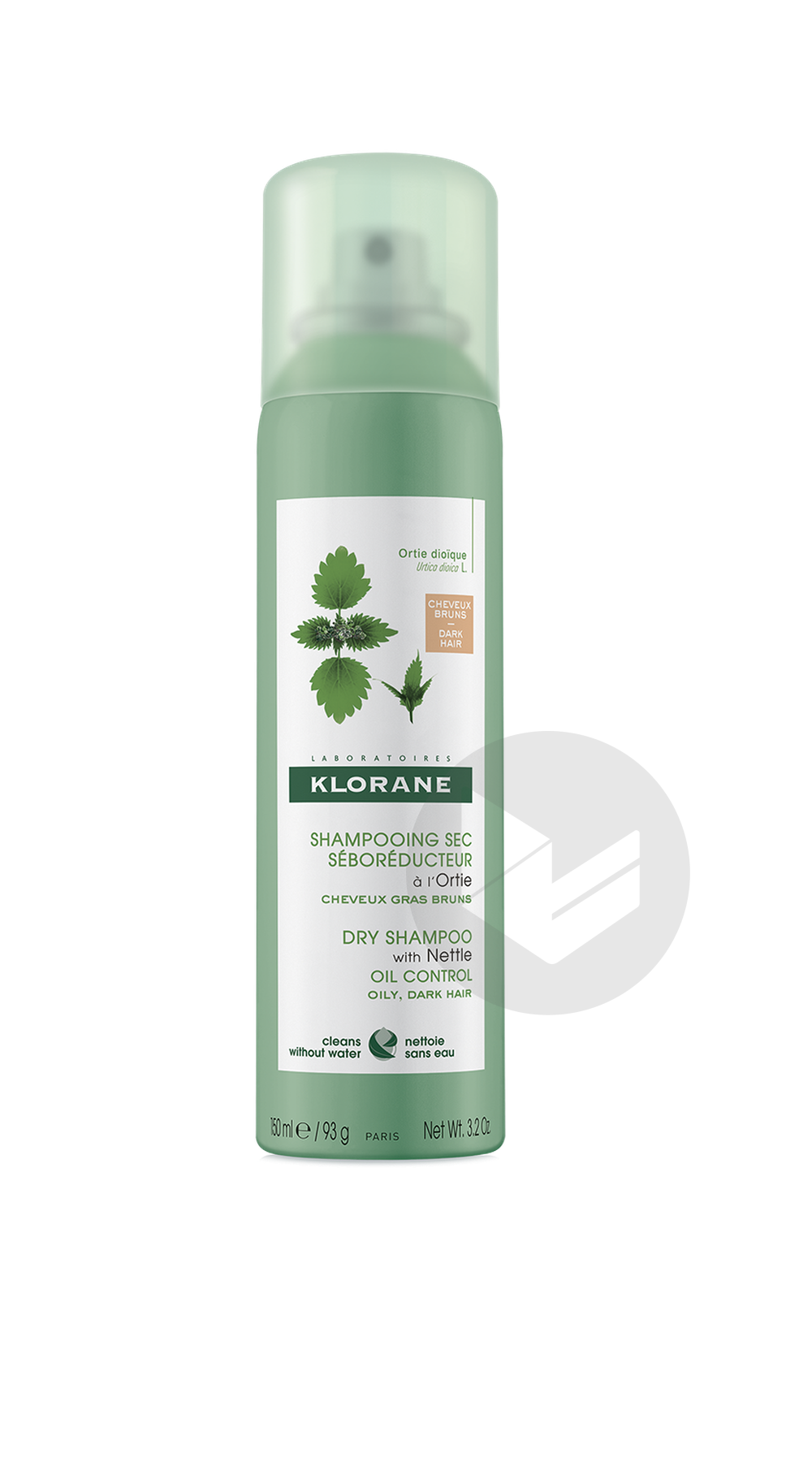 Shp sec Ortie cheveux châtains à bruns (spray) 150 ml