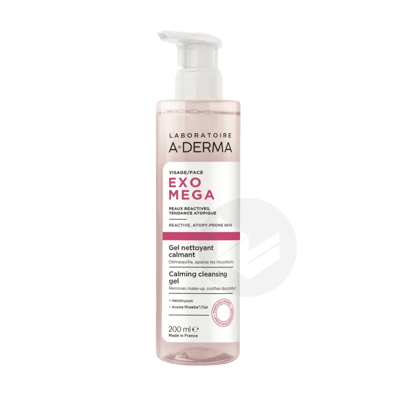 EXOMEGA Gel nettoyant calmant 200ml