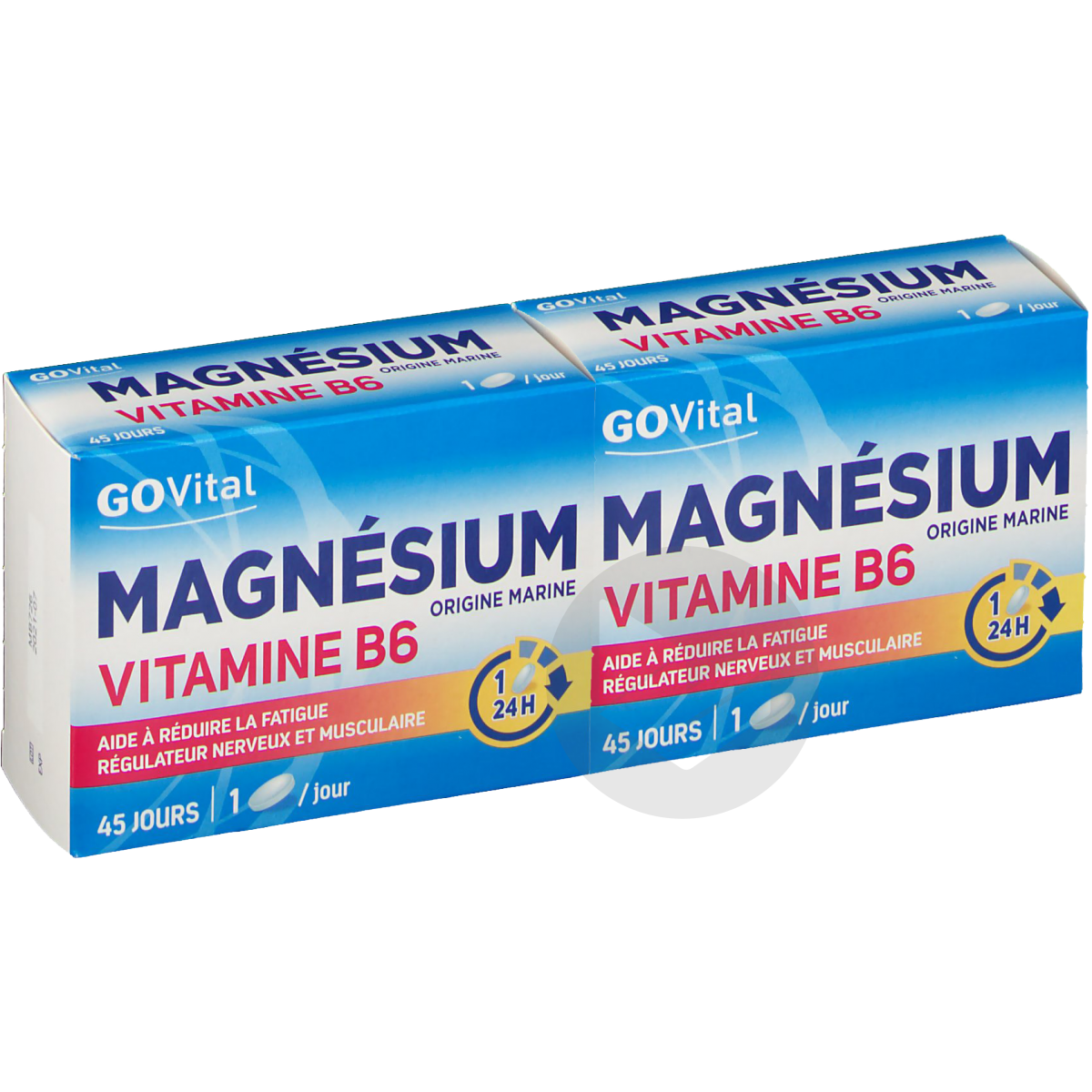 Govital Magnesium B 6 45 Comprimes X 2 Boites