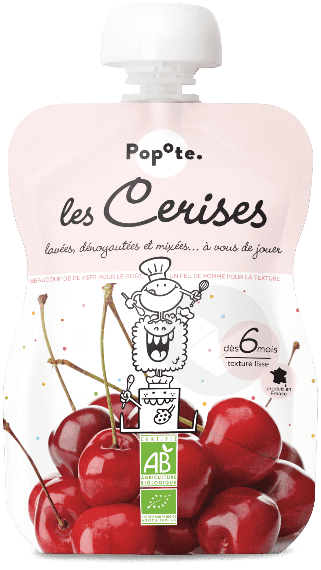 Gourde Cerise Bio dès 6mois 120g