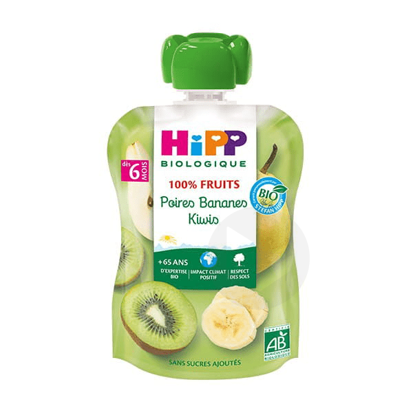 Gourde Poires Bananes Kiwis +6m 90g