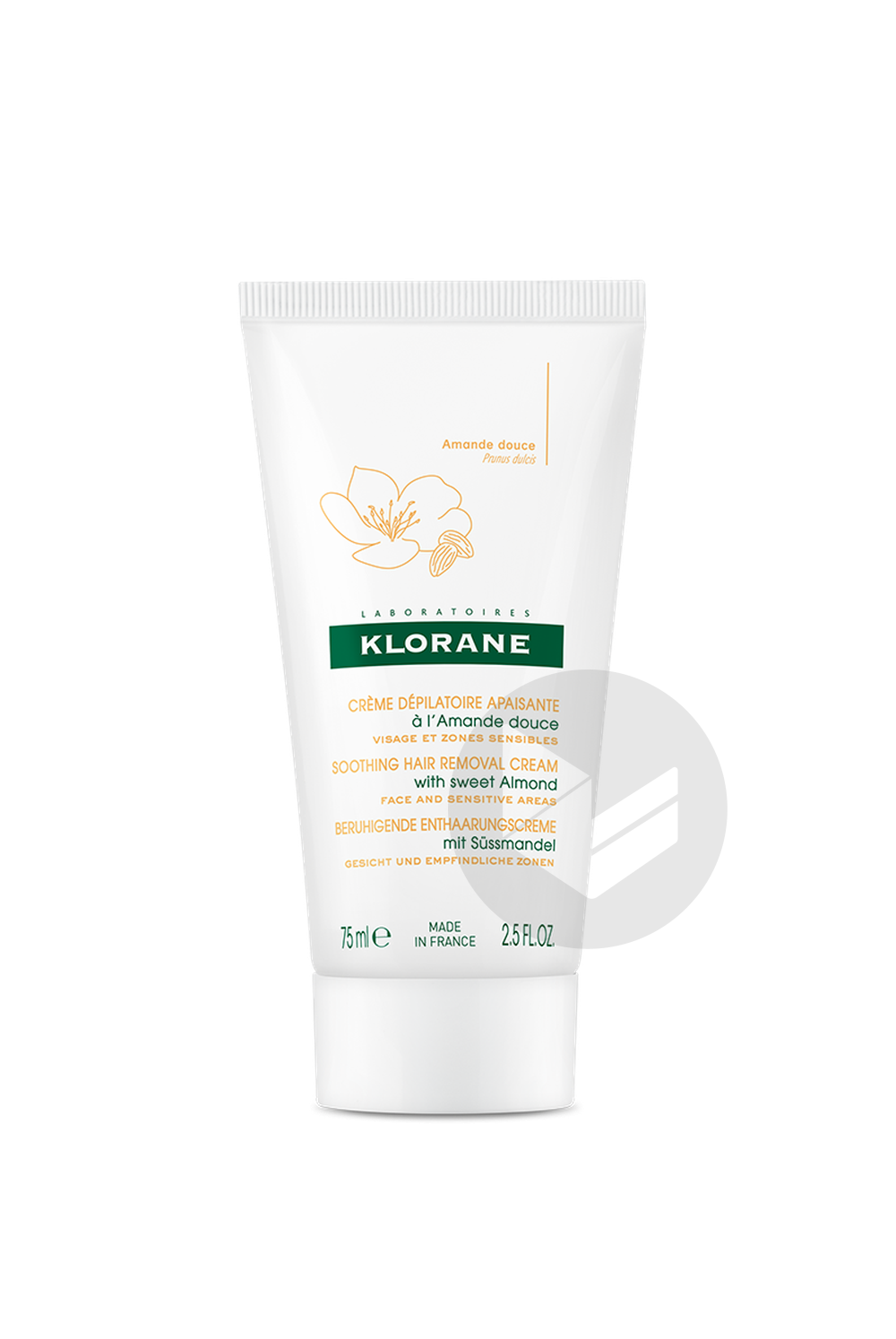Crème dépilatoire zones sensibles 75 ml