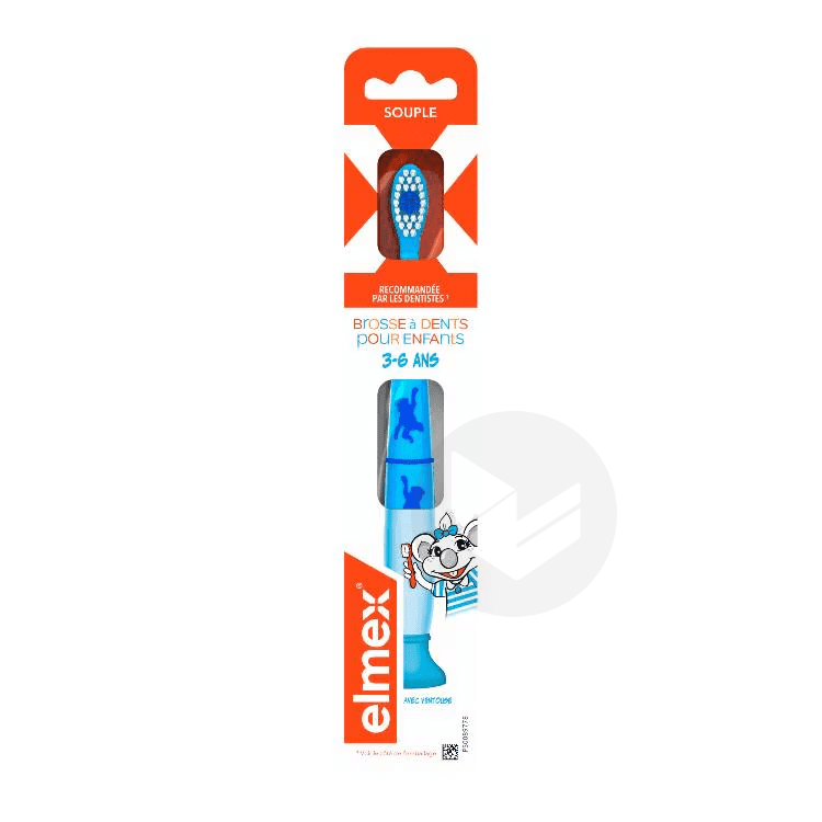 Brosse à Dents Souple Enfants 3-6 Ans
